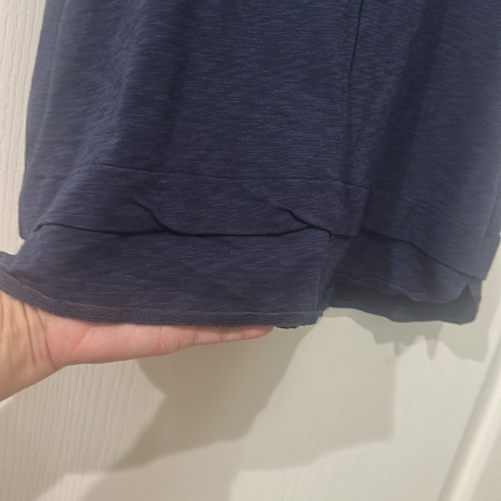 Antibes Blanc Sz S navy sleeveless tank - Picture 3 of 4